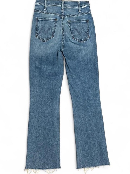 MOTHER Denim - MOTHER The Hustler Ankle Fray Jeans Size 25 High Rise Crop Flare Raw Hem